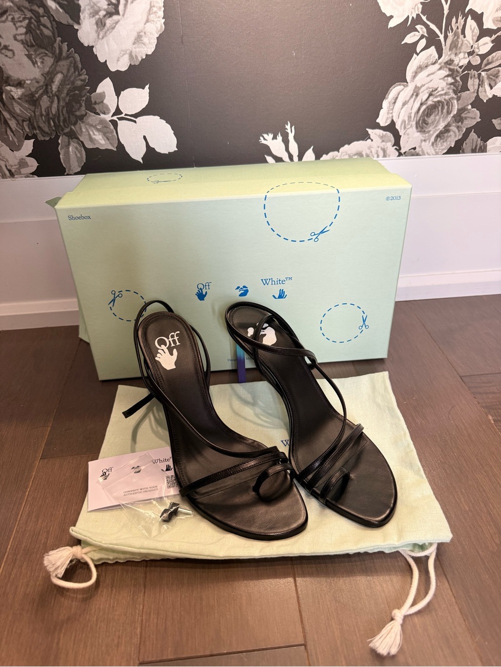 Off-White Black Allen 110 Heels